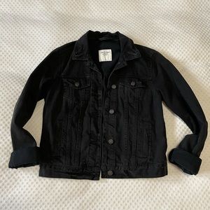Abercrombie & Fitch Black Jean Jacket